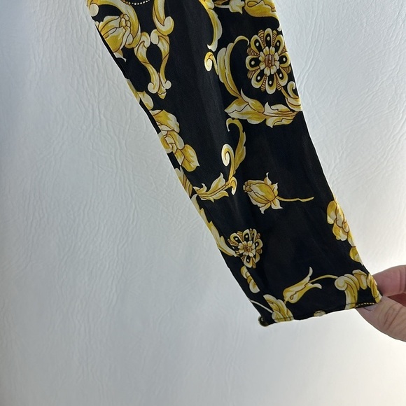 Veronica Beard Amile Long Sleeve Rushed Silk Dress, 4 - Picture 4 of 9